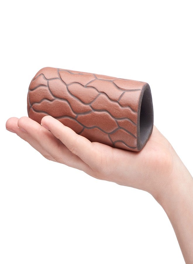 Plecoceramics زينة سيراميكية على شكل كهف لتربية أسماك البليكو، مناسبة لأحواض السمك متوسطة الحجم (قطعة واحدة) - Image 3